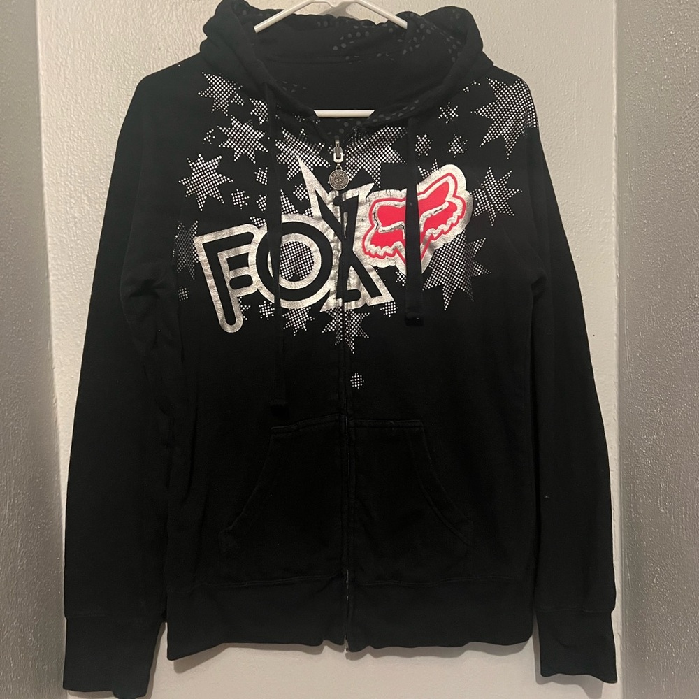 Fox zip up hoodie